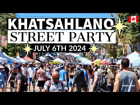 225🇨🇦 Khatsahlano Street Party 2024 | Vancouver’s largest free music and arts festival