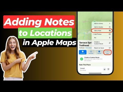 How to Use Adding Notes to Locations in Apple Maps - iOS 18