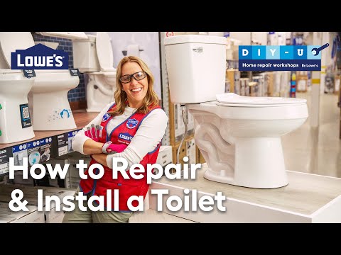 How to Repair & Install a Toilet | DIY-U by Lowe's