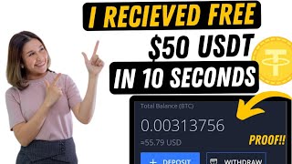 How To Get FREE $50 USDT in 10 Seconds (PROVEN💯)