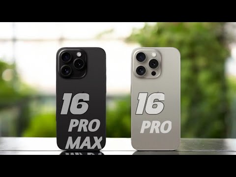 iPhone 16 Pro Max Vs iPhone 16 Pro | Full Comparison and review 🔥