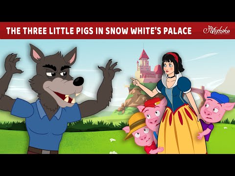 The Three Little Pigs in Snow White's Palace 🐷 | Bedtime Stories for Kids in English | Fairy Tales