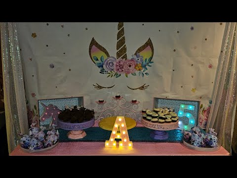 Birthday/Unicorn Theme