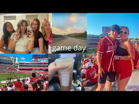 GAME DAY AT UNIVERSITY OF ARKANSAS *college football and Labor Day weekend*