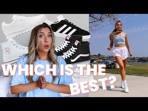 trying SHUFFLERS favorite SHOES for dancing: Adidas, Reebok, Vans, Converse