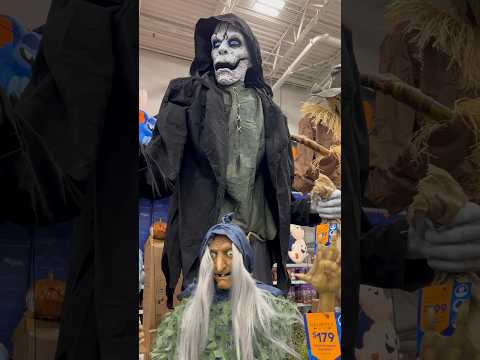 Terrifying animatronic @lowes #halloween #loweshalloween #halloweendecor