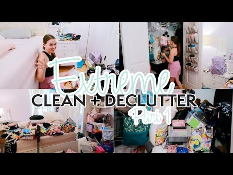 EXTREME Clean and Declutter with Me Part 1 | Getting My Home Together