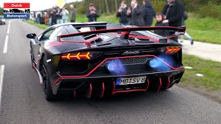 Supercars leaving Car Show! - 800HP Gintani SVJ, Regera, F12 N-Largo, X-BOW GT-XR, GT2 RS,...