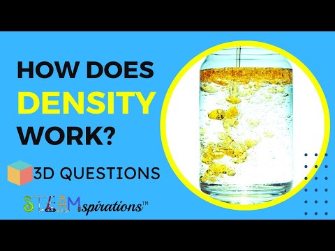 Exploring Density in Liquids: Vinegar & Oil Dynamics | 3-D Questions  from STEAMspirations Mr. Lara