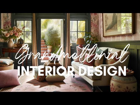 Grandmillennial Interior Design Style Guide for Home Decor