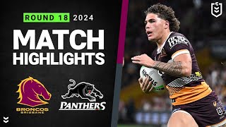 NRL 2024 | Broncos v Panthers | Match Highlights