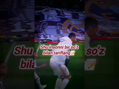 Ronaldoni bir so'z bilan tariflang #football #futbol #cristiano #foodball #cr7 #uzbekistan #goal