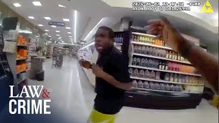 Bodycam Shows Accused Thief Sprinting Through Publix with Fist Full of Cash