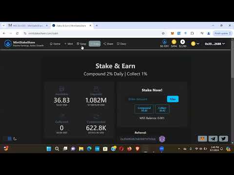 MintStakeShare Update - New ATH Smashed As $MSS Approaches 11 Cents!! This Is Just The Beginning!!