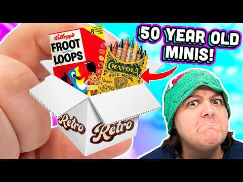 50 Year Old Vintage Miniatures From Our Childhood Remakes Mini Brands Retro