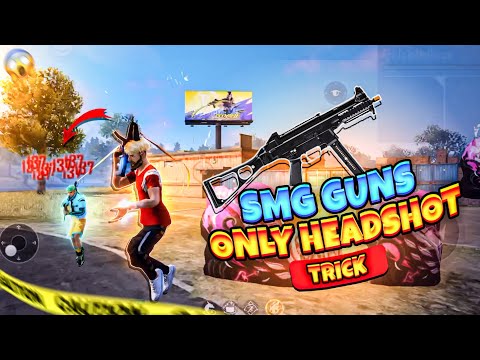 Achieve God Level No Recoil SMG Guns Headshot Trick | Just Using This Secret Ump Headshot Trick 🤯 !!