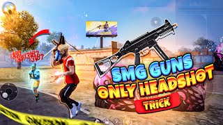 Achieve God Level No Recoil SMG Guns Headshot Trick | Just Using This Secret Ump Headshot Trick 🤯 !!