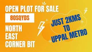 #openplotsforsale #80sqyds #northeast #9573563659 #uppal #hyderabad