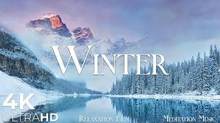 Winter • 4K Nature Relaxation Film • Peaceful Relaxing Music • Video UltraHD