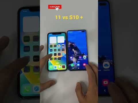 Iphone 11 vs Samsung S10plus Speed Test #shorts