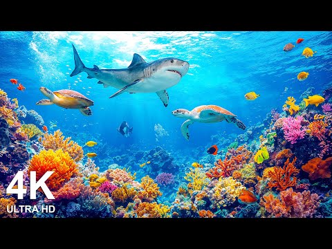 Ocean 4K ULTRA HD - Sea Animals for Relaxation & Calming Music