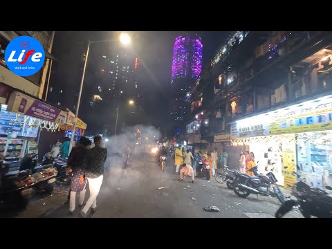 Driving in Mumbai 16: Diwali Night 2022 | From Lower Parel To Worli Naka | IN 4K 60fps