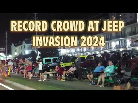 BIGGEST CROWD EVER! JEEP INVASION 2024 #vacationstationtv