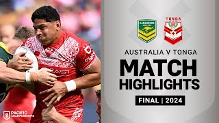 Pacific Championships 2024 | Kangaroos v Tonga XIII | Match Highlights