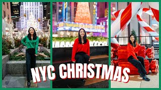 NYC CHRISTMAS VLOG | HOLIDAY MARKETS | BEST HOT COCOA | ROCKETTES | MUST DO CHRISTMAS ATTRACTIONS