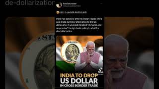 INDIA DROPS USDOLLAR!? #bitcoinnews #cryptonews #stockmarketnews #binance #russiaukrainewar #bnbnews