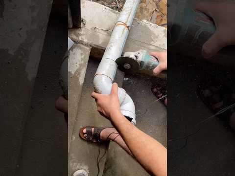 #plumbing pvc pipe cut simple tips and trick #tips #trick #idea #like #youtubeshorts #shorts