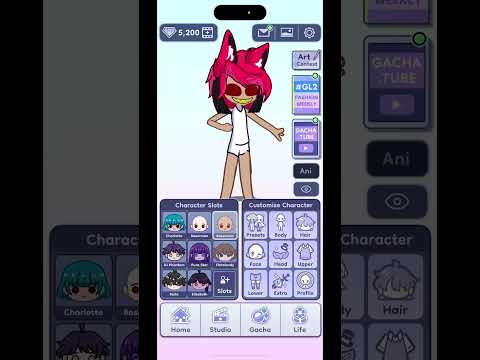 Making Alastor for Hazbin hotel #gachalife2 #hazbinhotel #alastor