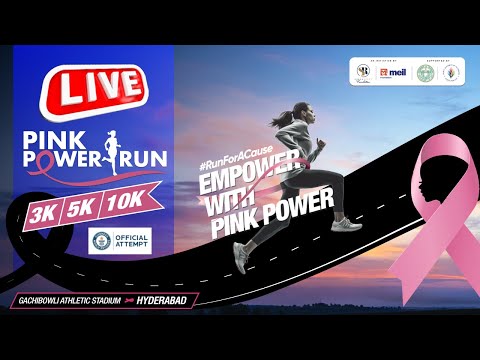 LIVE TELECAST: Empower with Pink Power Marathon | Megha Engineering