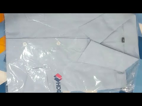 Unpacking video of New Shirt from Company