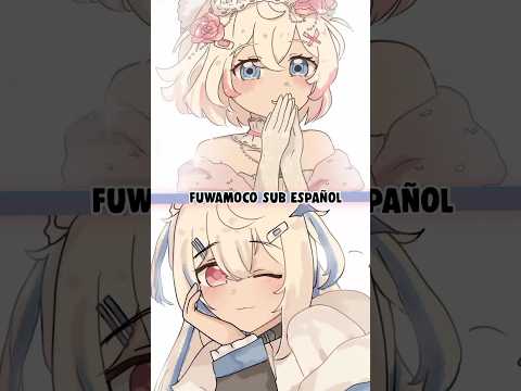 La princesa mococo y fuwa guiño ;3『Hololive sub español』#hololive #hololiveespañol #fuwamoco #shorts