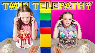 Twin Telepathy Cake Challenge!!