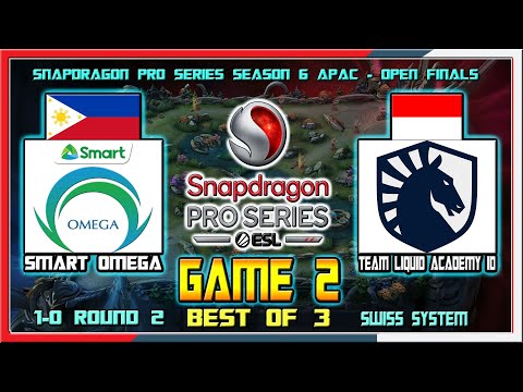 SMART OMEGA PH vs TEAM LIQUID ACADEMY ID - Game 2 | Snapdragon Pro Series Season 6 APAC Open Finals