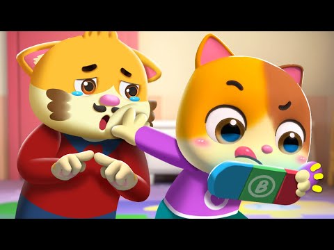 Don't Get Too into the Game, Baby! | Good Habits Cartoon | Kids Cartoon | Mimi and Daddy