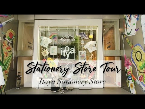 Tokyo Japan Stationery Store Tour: Itoya Stationery Store, Ginza