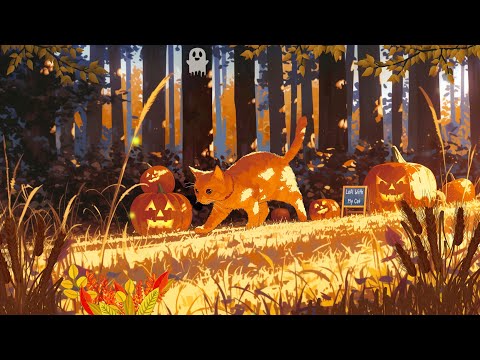 Travel to Early 80's Halloween with My Cat 🎃👻 lofi cat music - lofi halloween😼🎵 Trick Or Treat