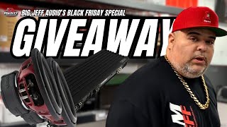 Big Jeff Audio's Black Friday Special Giveaway - 2 DS18 Subwoofers & 1 DS18 Amplifier!