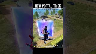 New Portal Trick 🔥 Free Fire BR Portal in Air Trick #freefire