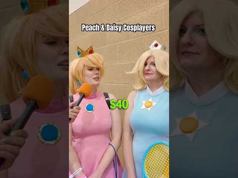 Interviewing Peach & Daisy Cosplayers #cosplayer #mariocosplay