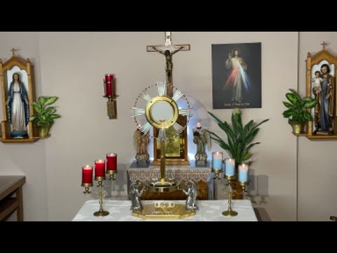 LIVE Eucharistic Adoration - Sisters of Divine Mercy