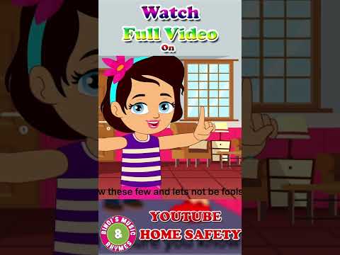 Home Safety Rules #ytshorts #youtubeshorts #Bindi'sMusic&Rhymes