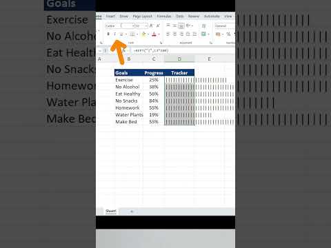 REPT Function in Excel #shorts