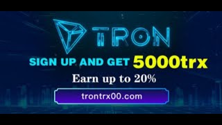 the best investment product in 2022 register to recharge trxearn 20% every day stable income at home