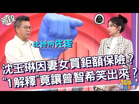 沈玉琳因妻女買鉅額保險？「1解釋」竟讓曾智希笑出來？沈玉琳 曾智希︱Part2/4 EP196👋20241031︱哈囉 你有事嗎