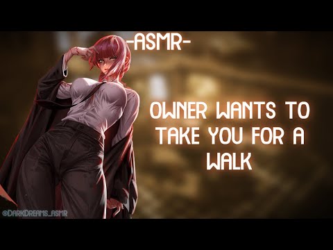 [ASMR] [ROLEPLAY] owner wants to take you on a walk (binaural/F4A)