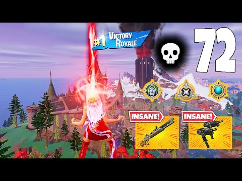 72 Elimination Solo Vs Squads "Zero Build" Gameplay Wins (Fortnite chapter 5)